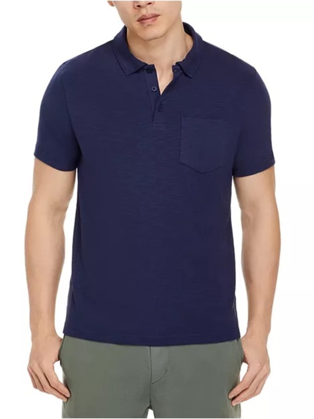 Rhone Cloud 9 Polo Men's Pocket Polo Shirt Men's Navy Pocket Polo Shirt